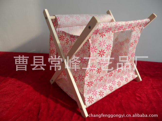 厂家供应木制杂物架,折叠式收纳架,布艺翻盖杂物架,日用品收纳